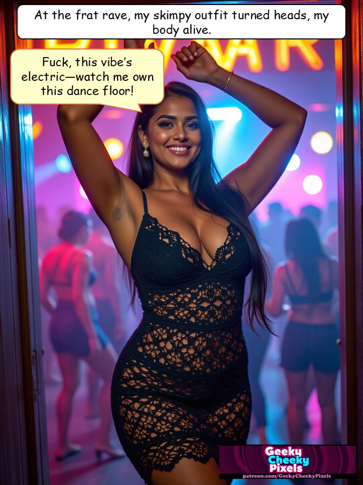 geekycheekypix's tweet image. 😈 Simran’s allure shines in Ch. 5’s heated clashes! Back Simran’s Hoe Phase on Patreon: patreon.com/c/GeekyCheekyP… #RomanticFiction #HotRead