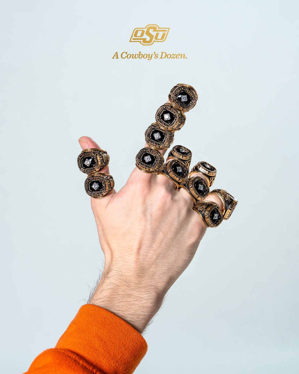 Oklahoma State Athletics (@osuathletics) on Twitter photo That’s a dozen National Championships for <a href="/OSUCowboyGolf/">OSU Cowboy Golf</a>. A Cowboy’s Dozen 🤠 #GolfSchool That’s a dozen National Championships for <a href="/OSUCowboyGolf/">OSU Cowboy Golf</a>. A Cowboy’s Dozen 🤠 #GolfSchool