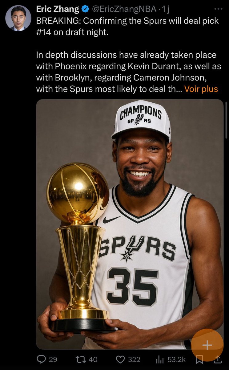 Il va falloir parler de ces comptes qui répandent des « Breaking News » au hasard, qui prétendent travailler pour des médias pour qui ils n’ont jamais rien publié et qui ont des photos de profil générées par IA.

Ils sont beaucoup trop relayés, et c’est inquiétant.