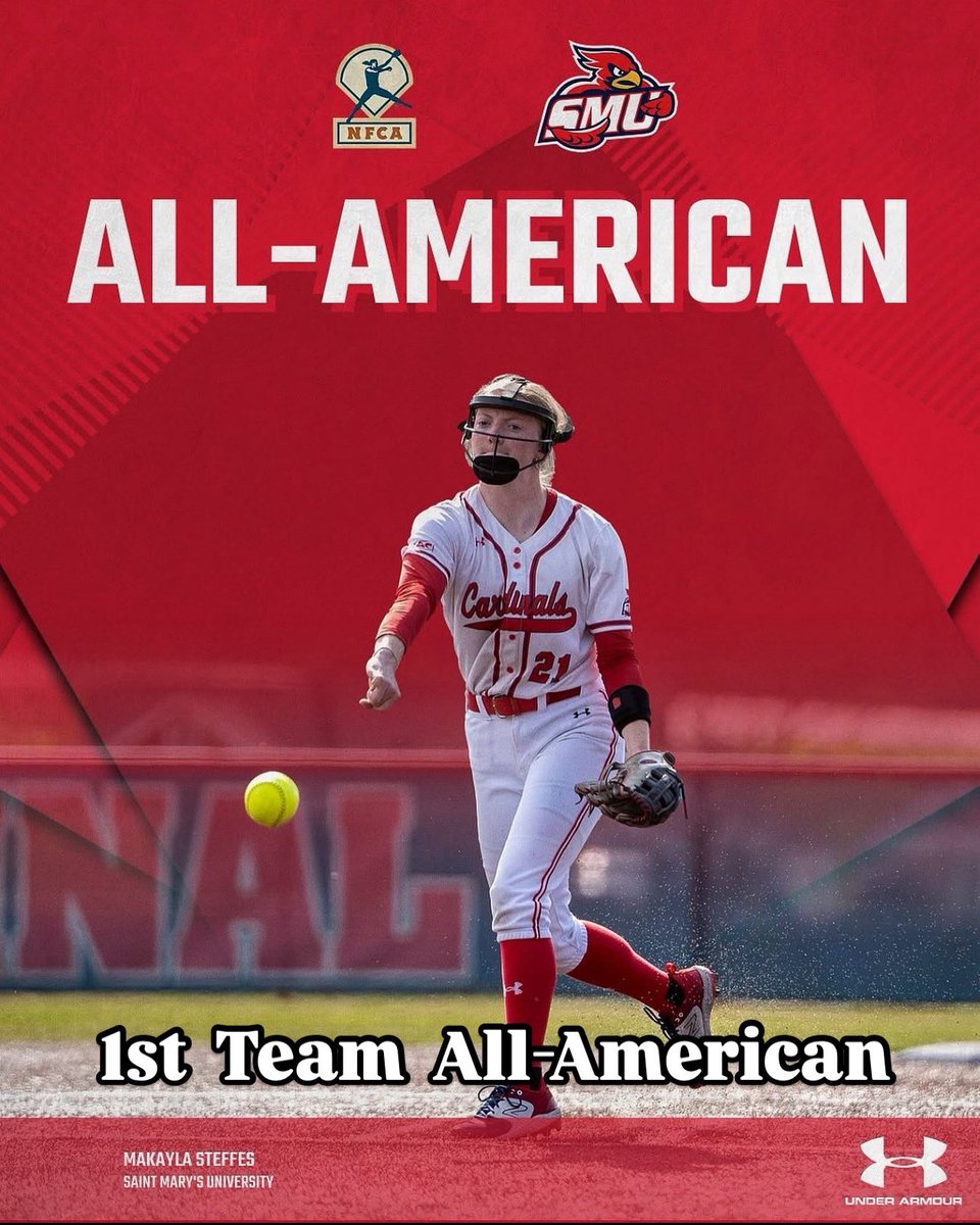 We aren’t at all Surprised because we know her!  Congratulations to Winhawk 🥎 Alumn Makayla Steffes- one of the very Best in the Nation!!!