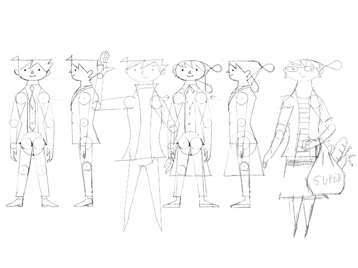 人物の挿絵を分解して、イラストモジュールを作り。自分の絵を体系化していきます。 #PaperDoll