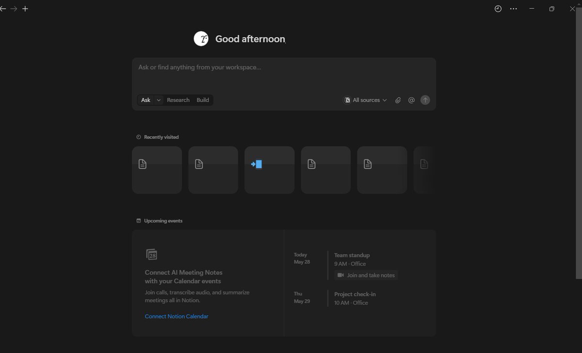 I didn't know Notion has a Homepage😂