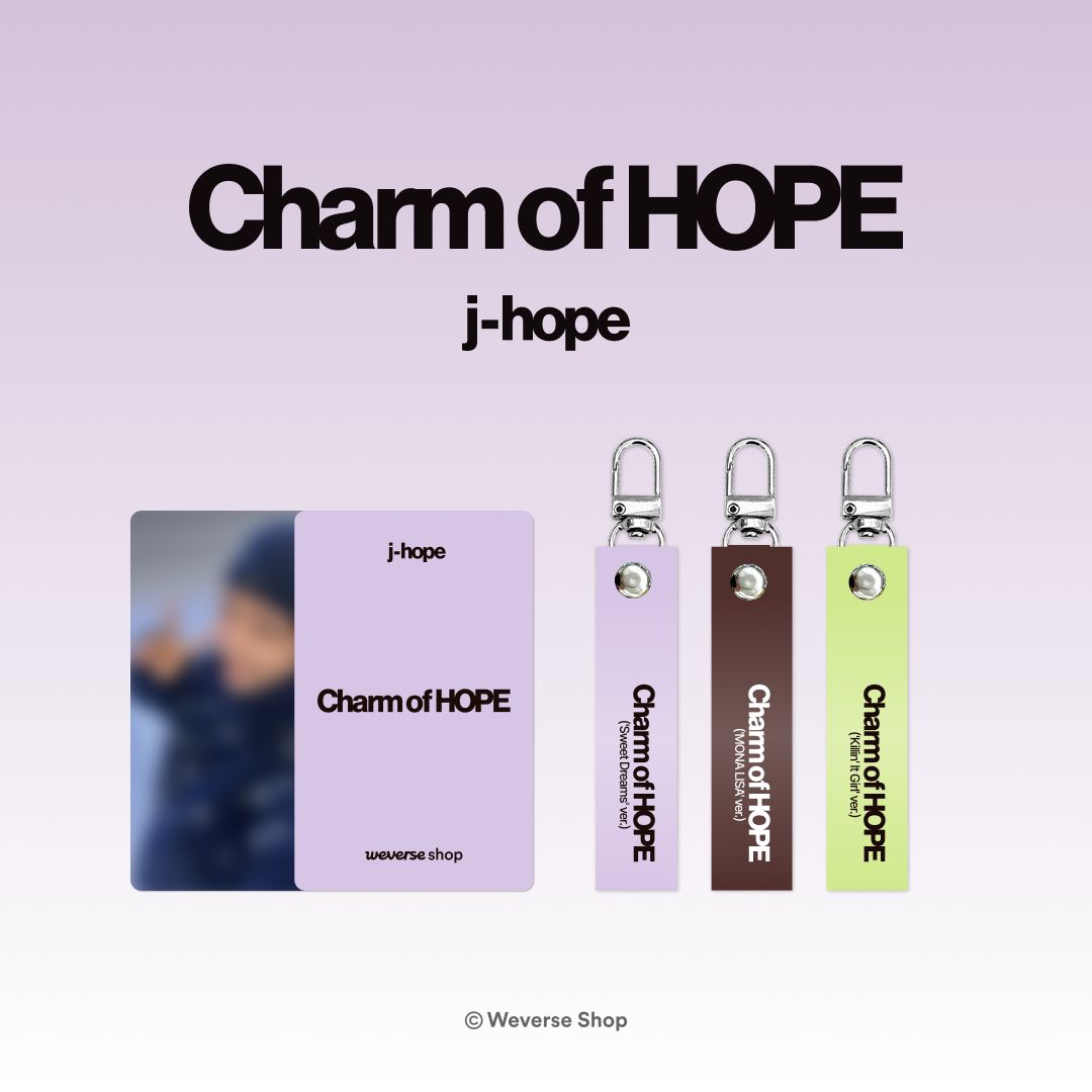 Pre-order j-hope [Charm of HOPE]💕 Pre-order j-hope's [Charm of