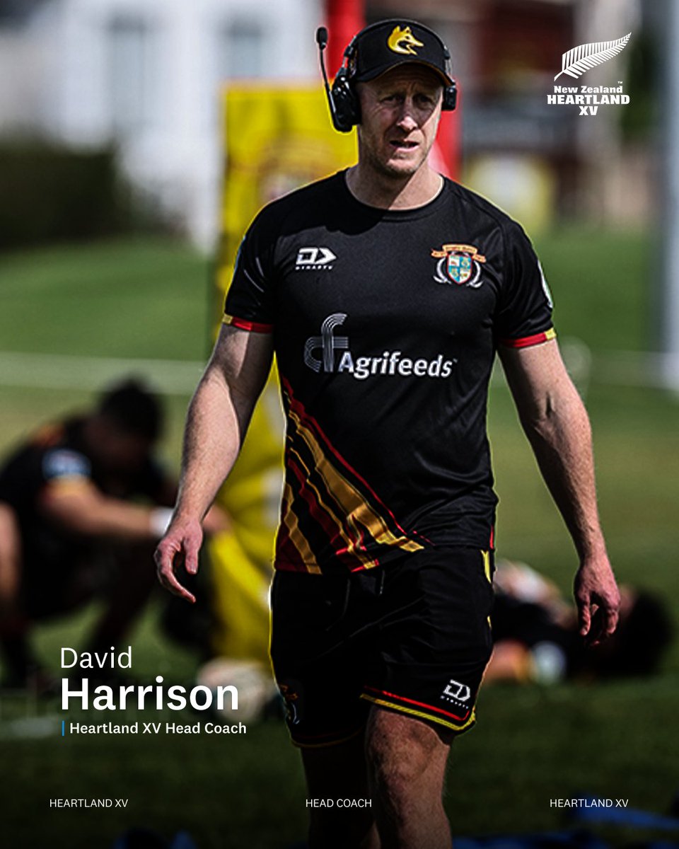 David Harrison has been appointed Head Coach of the New Zealand Heartland XV 🖤

He brings two decades of experience to the role, playing 12 seasons for Thames Valley before transitioning into a coaching role and leading his side to the Meads Cup title in 2024. 

#HeartlandXV