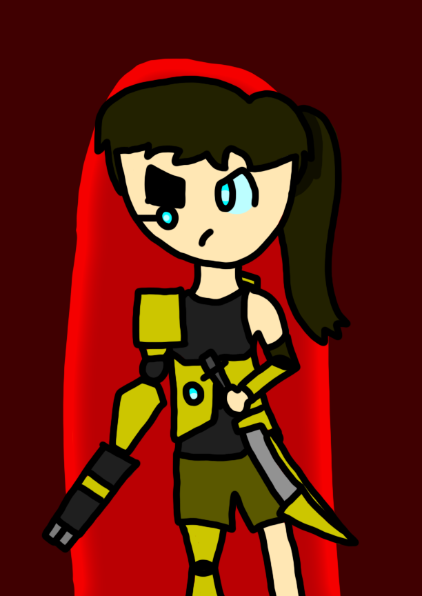 mine_jem's tweet photo. Swordsmachine: The first Swordsmachine is the most social of the super soldiers as well as the most resourceful almost never going in for repairs and insisting on doing it herself instead. 
#Ultrakill #UltrakillAU #UltrakillHuman https://t.co/jYBzIkYxne