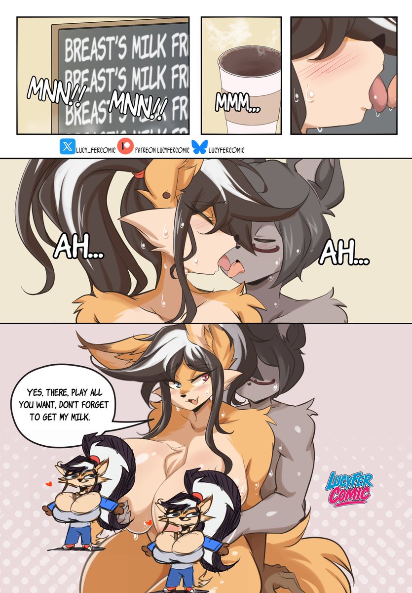 Elizabeth coffee page 11 (I needed two Elizabeth chibis for censorship lol)