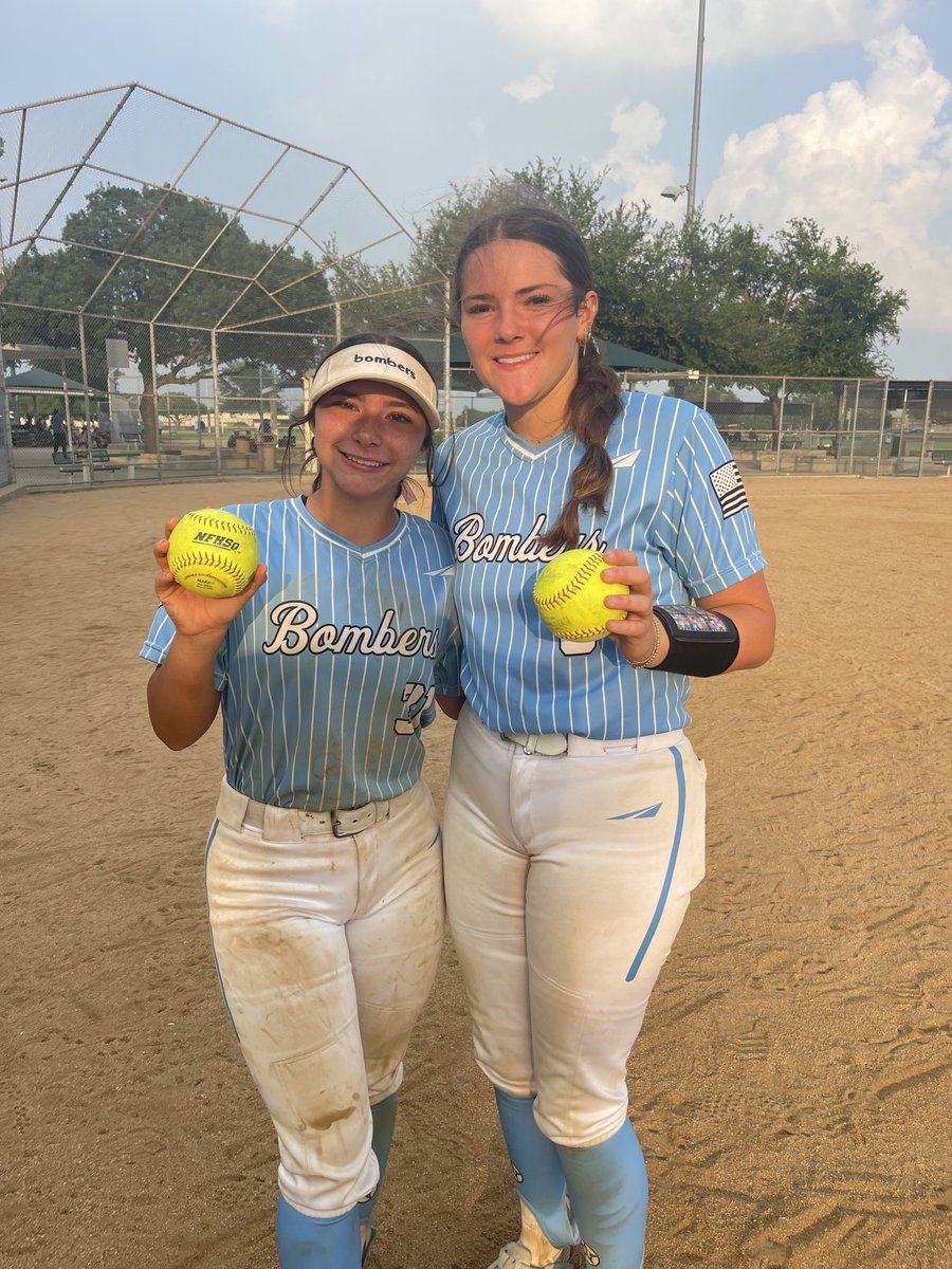 BombersGoldDFW's tweet photo. The Bombers hit BOMBS this weekend 💣💣
Mya Wheeler &amp; Rylee Tucker showed next-level power at DFW Memorial 💪
Addy Seely: 10.2 IP, 13 Ks 🔥

#FastpitchRecruits #SoftballProspects  #NCAASoftball #Uncommitted2028 #Uncommitted2027 #SoftballRecruiting  #BombSquad https://t.co/mNVFuqmUke