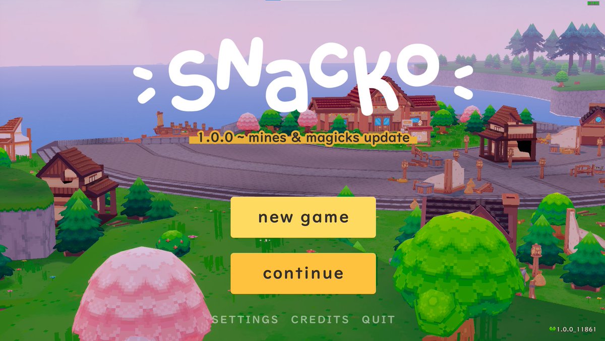 PorshaVhizCh's tweet photo. Ohayoushaa..
Thank you so much @snackodev for creating a game with fresh ideas, such as the quest tree, events, cute characters, and 3D-looking pixels. I will wait for the next update with multiplayer.
I play this for 2,5 hours and it's fun
#snacko https://t.co/Np5lR7hNy6