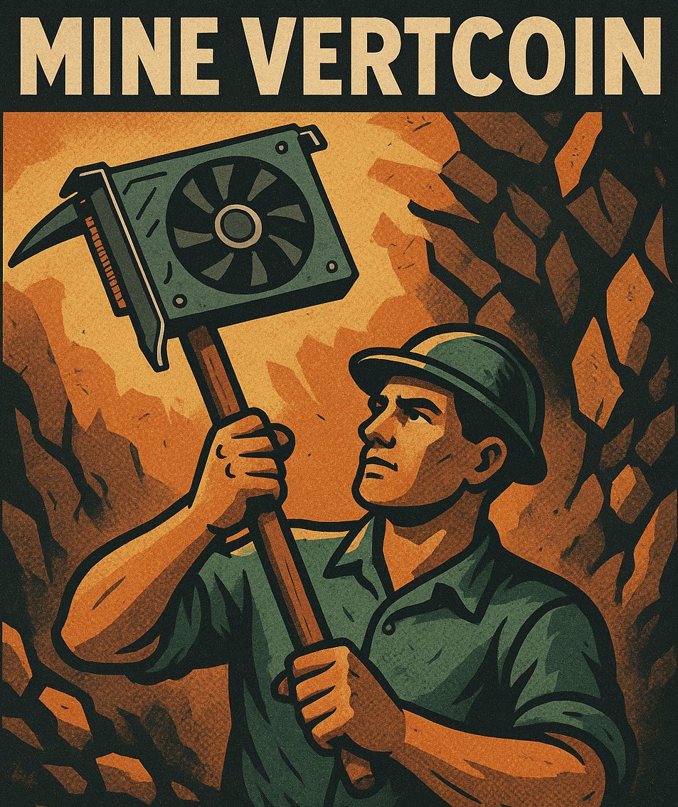 Vertcoin's tweet image. Power up your GPU! 💪
Mining Vertcoin with the One Click Miner is the easiest way to start decentralized mining.
Dive in and start contributing to the network and get rewarded for it today!
#Vertcoin $VTC #FairMining #GPUMining