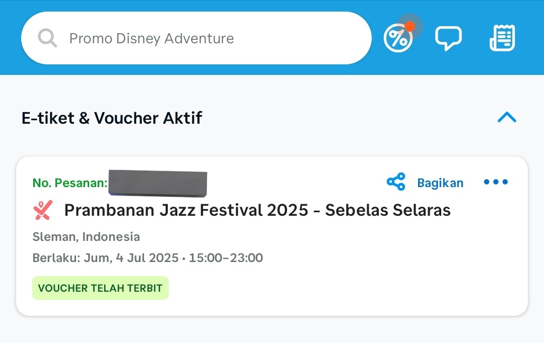 happy_kke's tweet photo. Halo! WTS ticket PJF day 1 Festival Sec
400k, spesial utk JARS boleh nego ya🙆‍♀️
(DM aja utk nego harganya)

Dijual krna gabisa nton, ttep ke jogja tpi buat liburan aja sama temen2ku... 
Minat DM atau komen yah, thank you ~~ https://t.co/DIarzNq1Sn