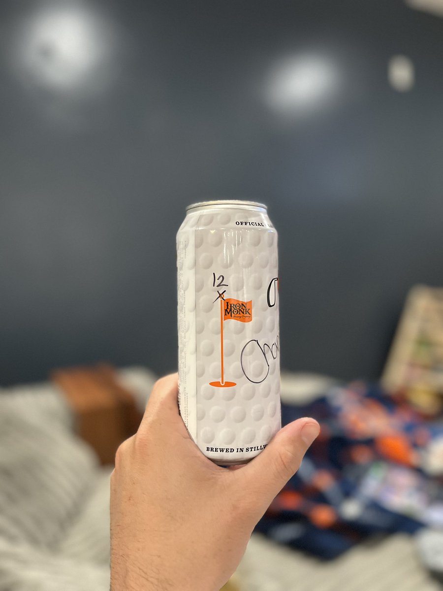 IronMonkBeer's tweet photo. CHANGE THE BEER! 54 = 5.4% LET’S GO! Congrats @OSUCowboyGolf 

Just wait for the actual can design… https://t.co/S4zERoCory
