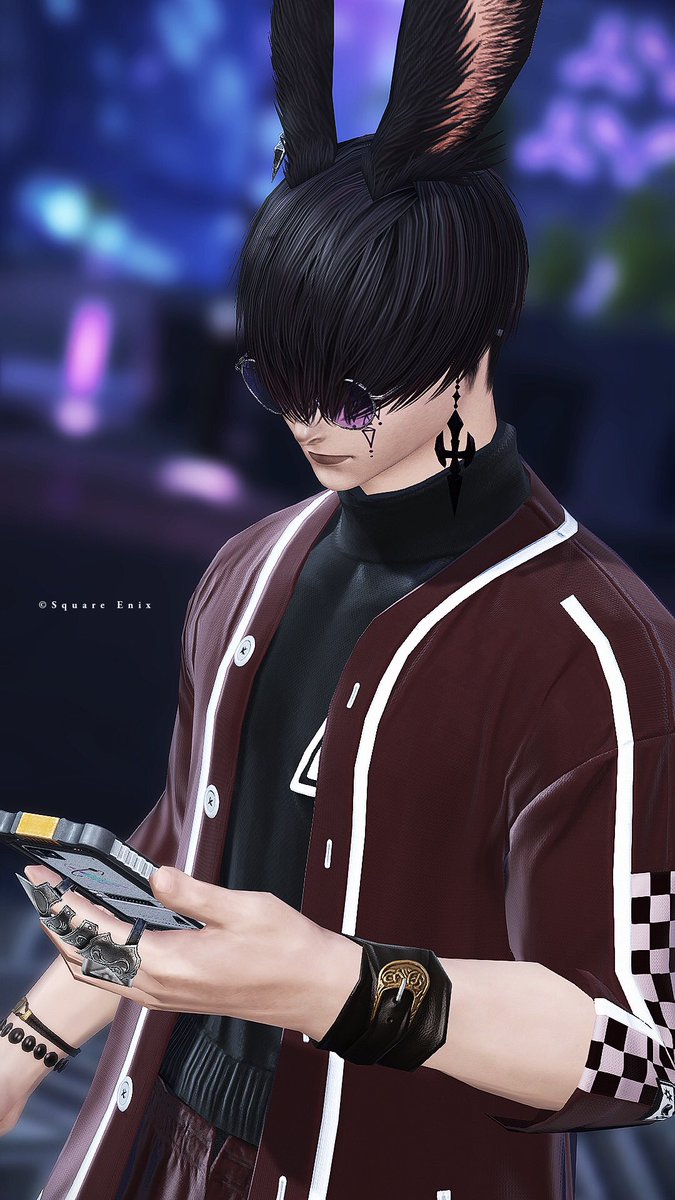 Lilykinako's tweet photo. 『どした？何かあった？』

#FF14SS #Viera #2顔兎男子 https://t.co/Dz4f3vBM7V
