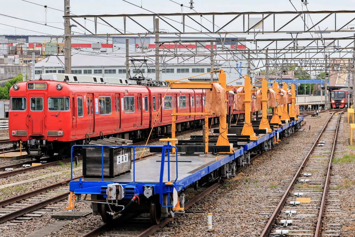 Take_Ito7707F's tweet photo. 6015F廃車回送😢
撮影されていた方々、お疲れ様でした😊
#名鉄
#6015F https://t.co/6bHHD9cTLg