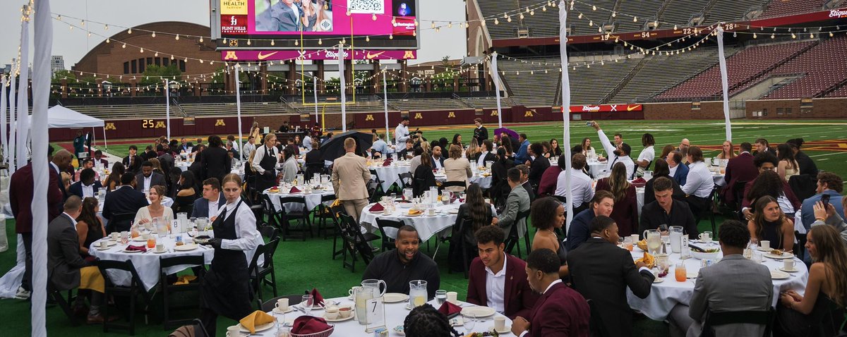 P.J. Fleck (@coach_fleck) on Twitter photo An ELITE night at our annual Etiquette Dinner!!
A HUGE thanks to some great friends:
-<a href="/tompescemagic/">Tom Pesce Magic</a> entertained each table with his magic
-Dr. Yohuru Williams speaking on being a “Gentleman”
-The Belfast Cowboys rocked Van Morrison tunes all night!!
#RTB #HYPRR #SkiUMah An ELITE night at our annual Etiquette Dinner!!
A HUGE thanks to some great friends:
-<a href="/tompescemagic/">Tom Pesce Magic</a> entertained each table with his magic
-Dr. Yohuru Williams speaking on being a “Gentleman”
-The Belfast Cowboys rocked Van Morrison tunes all night!!
#RTB #HYPRR #SkiUMah