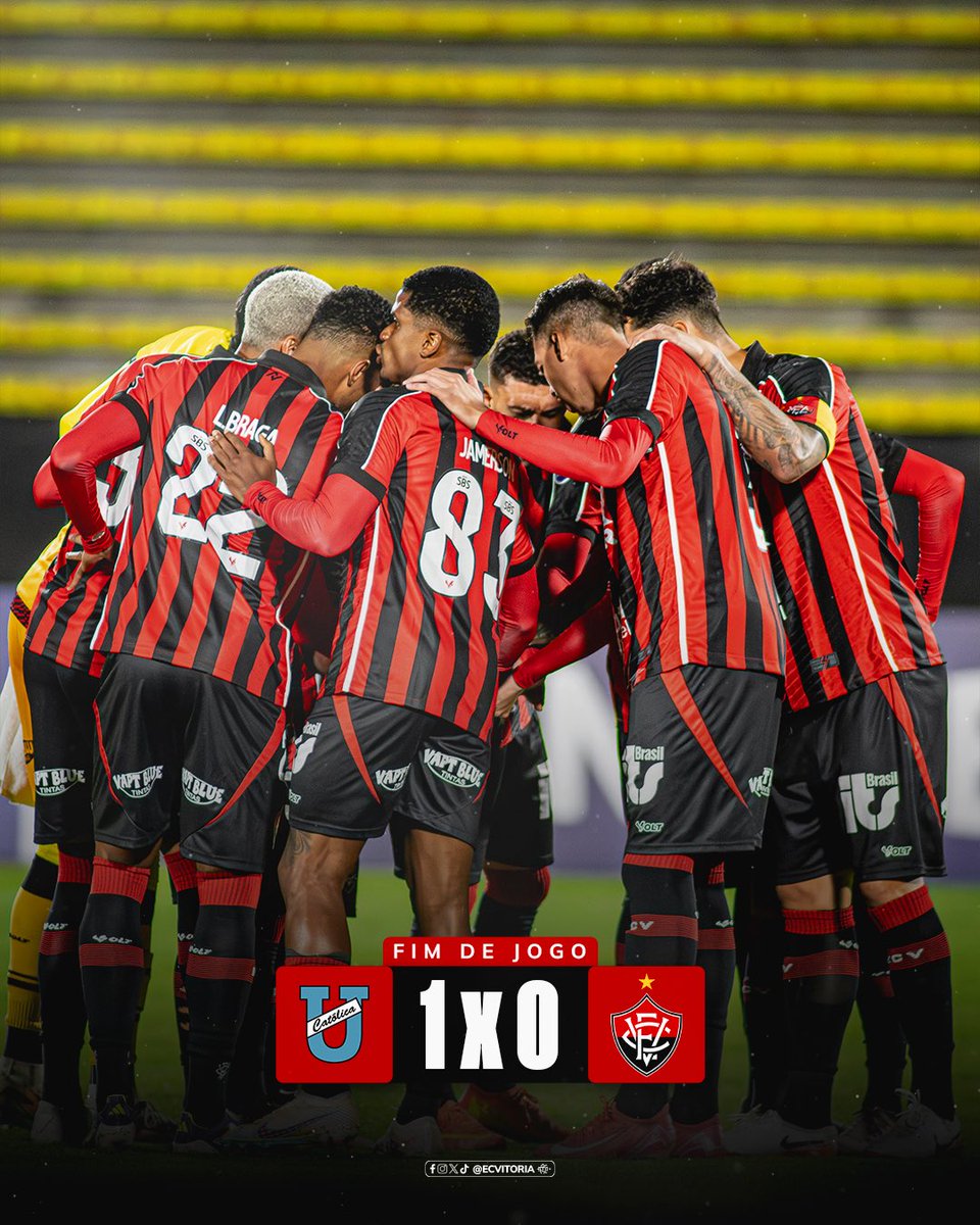 ECVitoria's tweet photo. Fim de jogo.

📸: Victor Ferreira / EC Vitória 

#PegaLeão #PorNossaHistória #Sula2025 https://t.co/mKlDu1O2OP