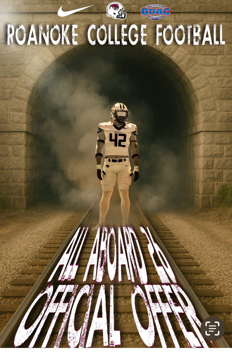 Cooper Mullins (@cmull_14) on Twitter photo #AGTG After a great phone call and conversation with <a href="/BryanStiney/">Coach Stiney</a> I am very grateful to announce my first official OFFER‼️
<a href="/CoachSprad_3/">Tony Spradlin</a> <a href="/RoanokeFB/">Roanoke College Football</a> <a href="/KCliffod/">kevin clifford</a>
#ALLABOARD #AGTG After a great phone call and conversation with <a href="/BryanStiney/">Coach Stiney</a> I am very grateful to announce my first official OFFER‼️
<a href="/CoachSprad_3/">Tony Spradlin</a> <a href="/RoanokeFB/">Roanoke College Football</a> <a href="/KCliffod/">kevin clifford</a>
#ALLABOARD