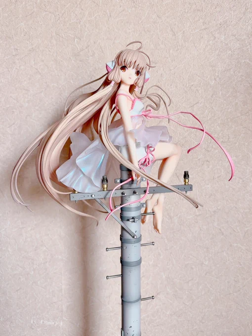 見て見てちぃちゃん届きました可愛い〜〜〜〜!!!!電柱長ッッッッ 
