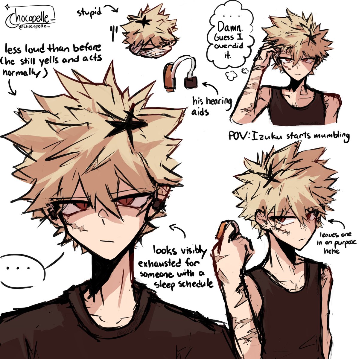 chocopelle's tweet photo. reposting my instagram post here too hehe #mha #mhatwt #art #katsuki https://t.co/MRIx6sg4aV