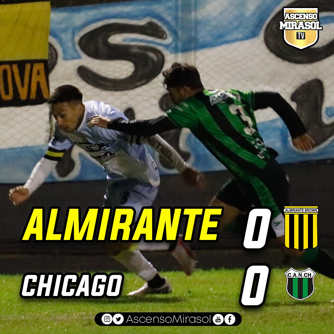 FINAL DEL PARTIDO | Almirante Brown empató con Chicago 0 a 0 en Casanova