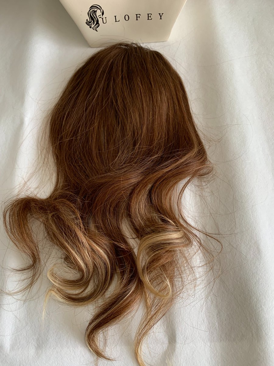 ulofey's tweet photo. Dream hair delivered! ✨ Just completed this stunning Custom Color 14-inch Wavy Hand Tied Silk Top Virgin Human Hair Topper for our wonderful client in the USA.

Ready to create your own custom Ulofey transformation? 

Custom Email: ulofey@gmail.com

#ulofeywigs #customtopper https://t.co/AxHOmMyjFi