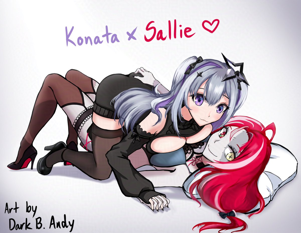 rkgk (repost &amp; refined)
#かなたーと #こなたART 
#graveyART #isekaiSallie