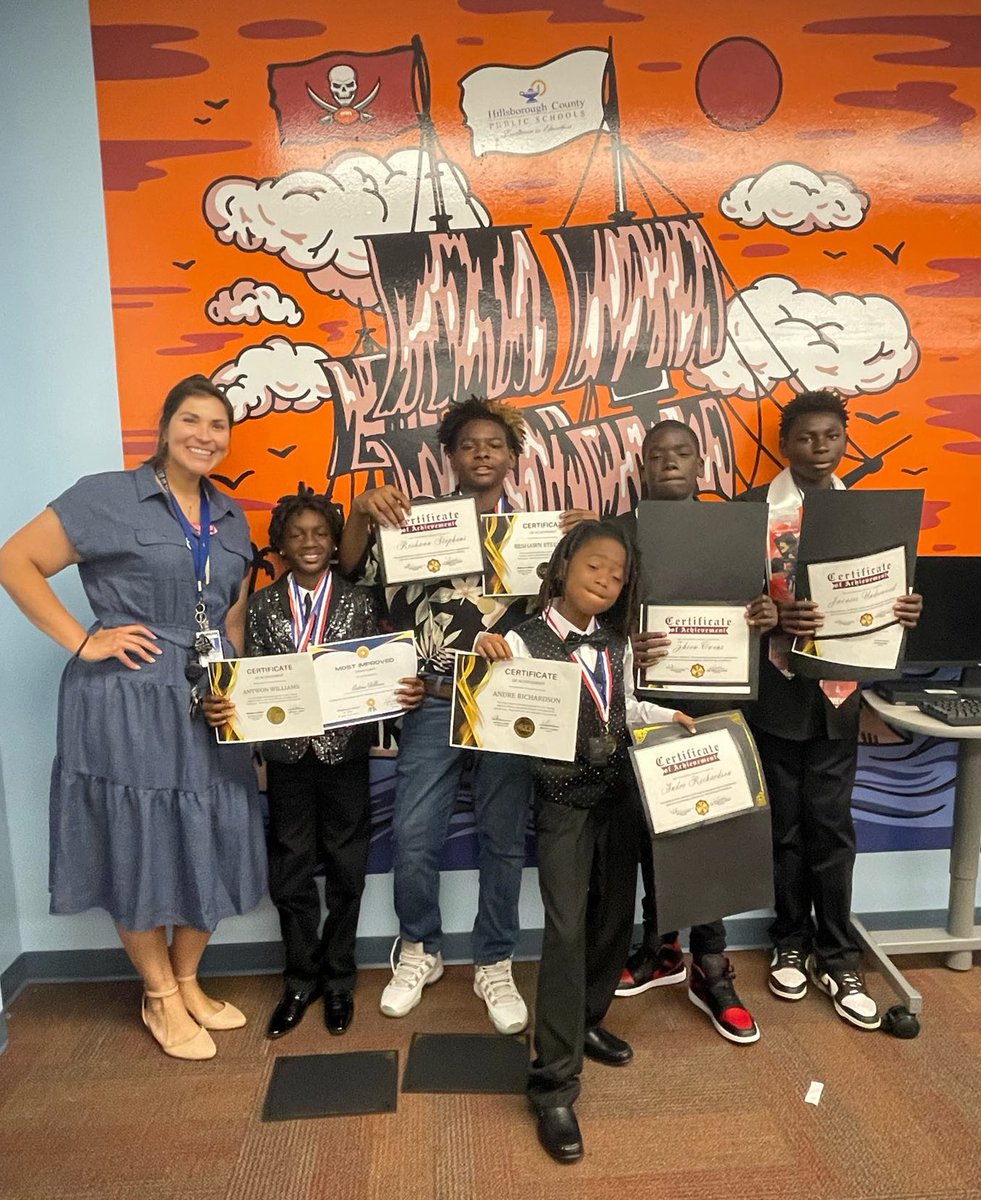 PotterEagles's tweet photo. #Congrats 5th grade #Classof2025! Here are some highlights from their awards and banquet. #thanks to everyone who made the day possible & for taking pictures!! #buildinglearners #weloveyou @Community_Sch @TransformHCPS @Jdelaprida7 @HillsboroughSch https://t.co/TxLSJiDkoE