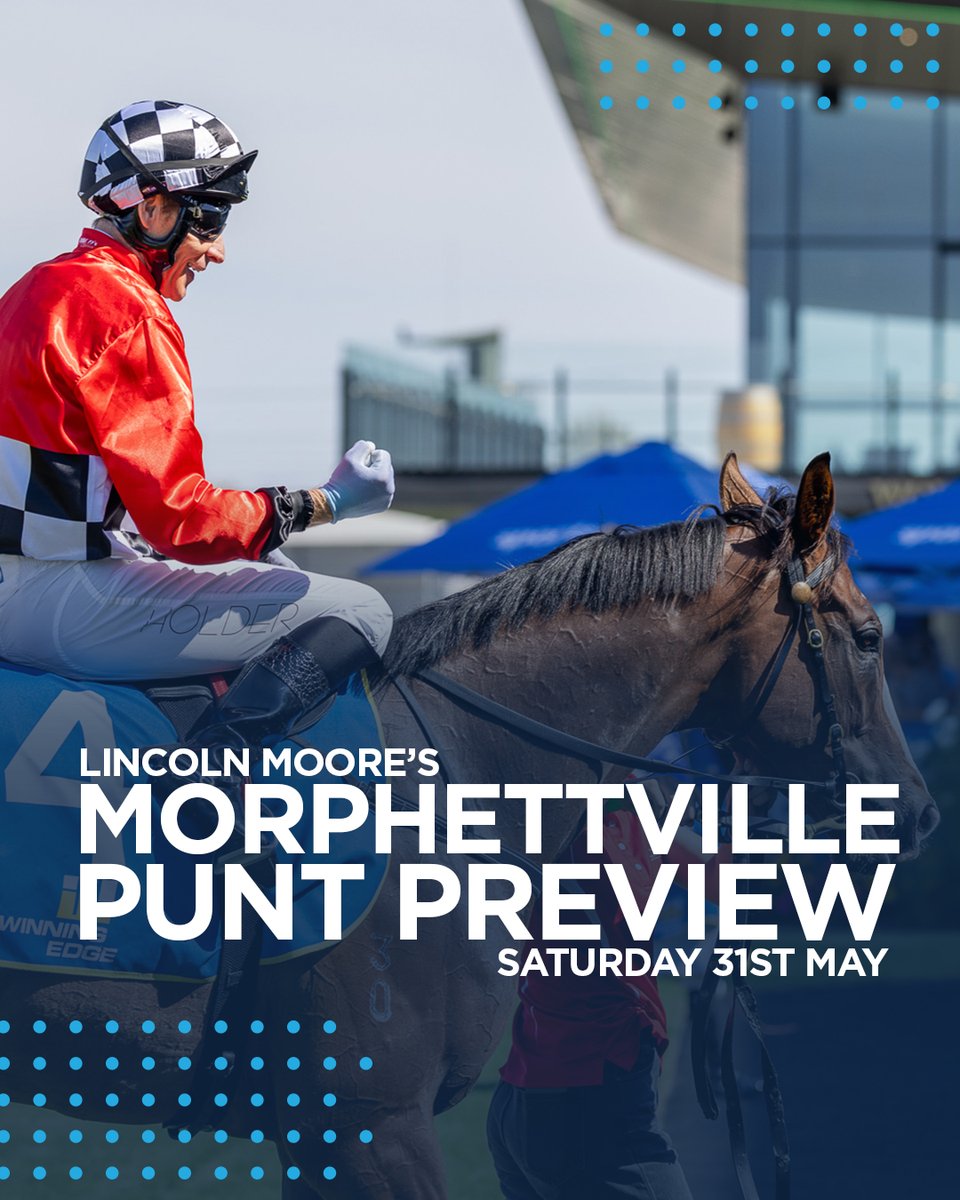 Racing SA (@racingsa) on Twitter photo Check out <a href="/LincolnMoore17/">Lincoln Moore</a>'s plays for Saturday's metro meet at Morphettville π
PREVIEW | brnw.ch/21wT0bA Check out <a href="/LincolnMoore17/">Lincoln Moore</a>'s plays for Saturday's metro meet at Morphettville π
PREVIEW | brnw.ch/21wT0bA