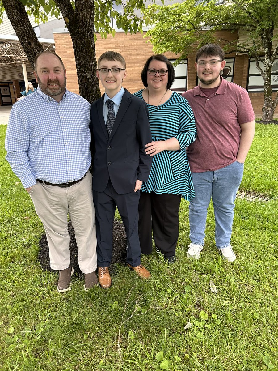 Last night, our youngest son had his 8th Grade Graduation. Proud of both of our sons. Blessed beyond measure to be their Dad.