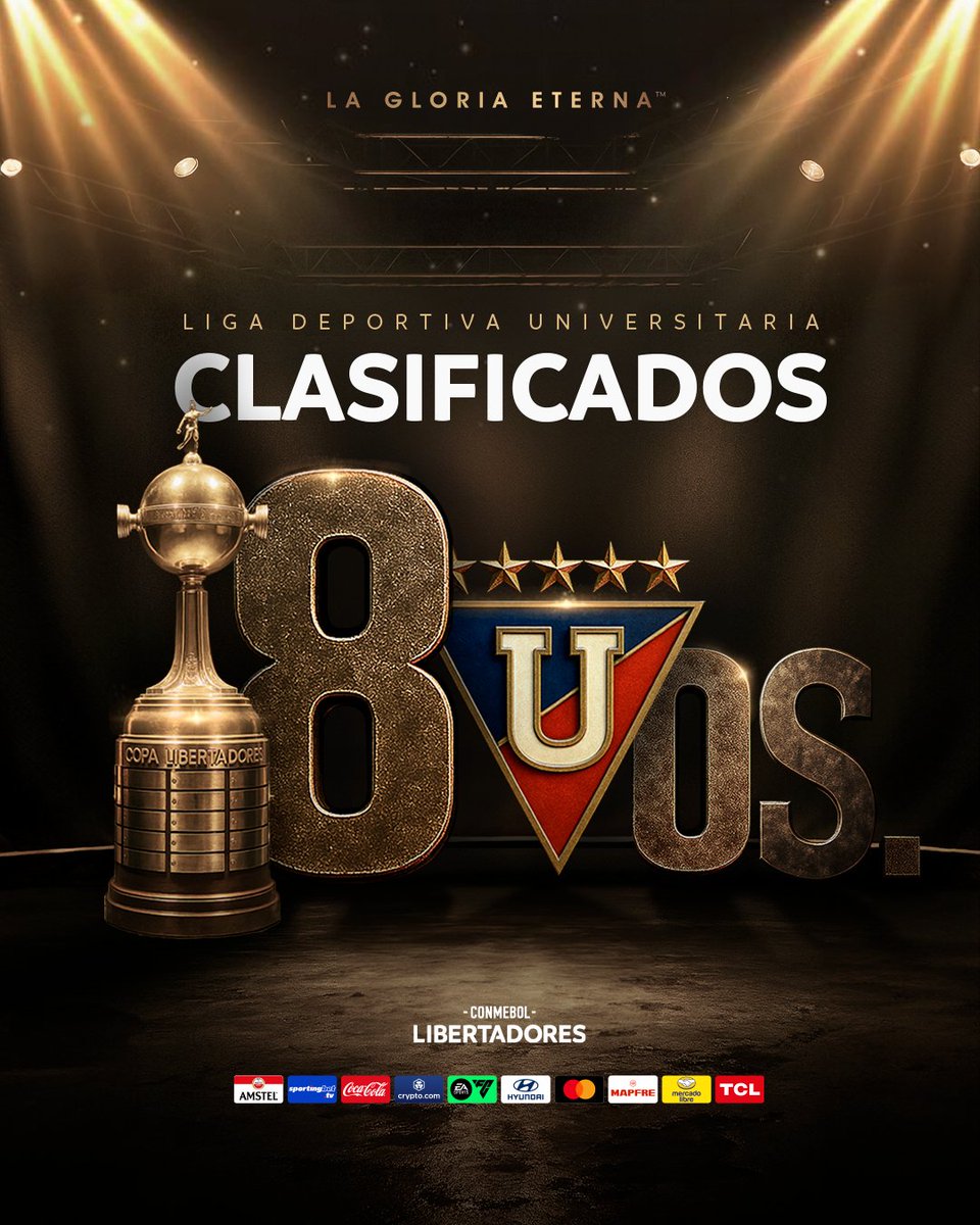 ✨ Y dale alegría, alegría a mi corazón, la 𝑪𝑶𝑷𝑨 𝑳𝑰𝑩𝑬𝑹𝑻𝑨𝑫𝑶𝑹𝑬𝑺 es mi obsesión...

🏆 CONMEBOL #Libertadores