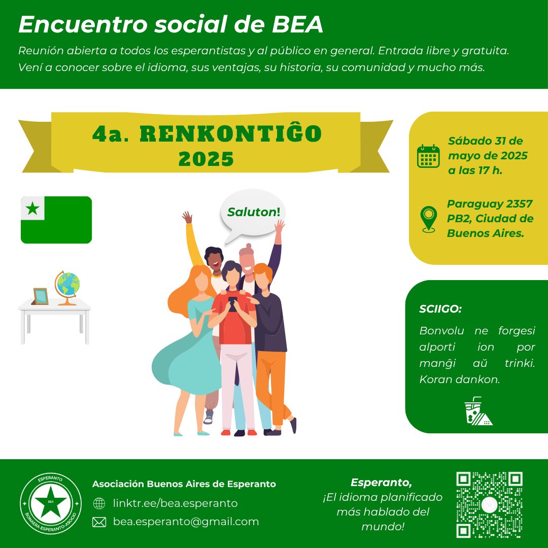 Asociación Buenos Aires de Esperanto (BEA) (@bea_esperanto) on Twitter photo 