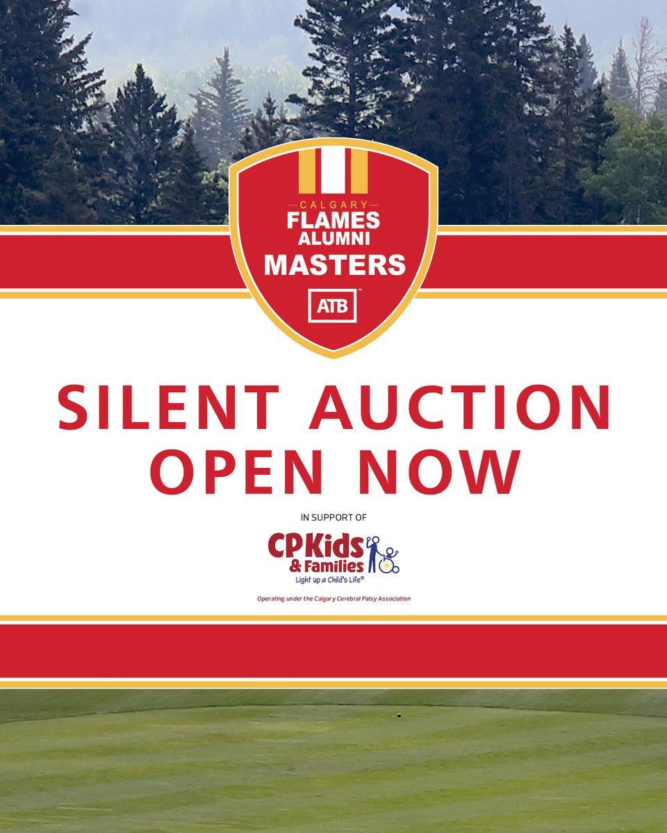 Flames Alumni (@alumniflames) on Twitter photo Our #Flames Alumni Masters auction closes TONIGHT at 8:00 PM MT - check out our exclusive items up for grabs, Flames game night experiences, signed 1989 memorabilia, and more!
Bid now: bit.ly/43rYv3l
Proceeds will support <a href="/CPKidsandFamily/">CP Kids & Families</a>! Our #Flames Alumni Masters auction closes TONIGHT at 8:00 PM MT - check out our exclusive items up for grabs, Flames game night experiences, signed 1989 memorabilia, and more!
Bid now: bit.ly/43rYv3l
Proceeds will support <a href="/CPKidsandFamily/">CP Kids & Families</a>!