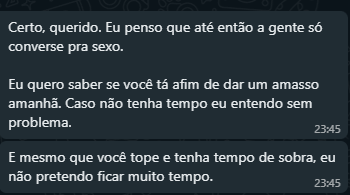 Pequenopericles's tweet photo. Rapaz, eu tenho caso que é de momento, quando quer chama, mas recebi uma mensagem que eu simplesmente estou me sentindo um pedaço de carne.
QUE TIRAÇÃO, o pior é que eu ainda vou comer ela amanhã. kkkkkkkkkkkkkkk https://t.co/VZSdLk7DsL