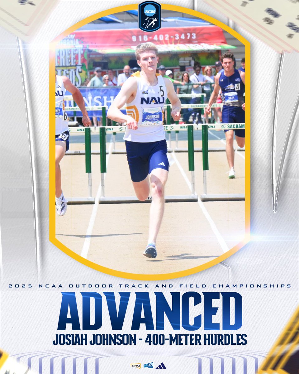 Advanced 🪓

Freshman Josiah Johnson clocks 51.09 in the 400-meter hurdles, finishing 21st to move on to Friday’s quarterfinals! 

#RaiseTheFlag | #BigSkyTF