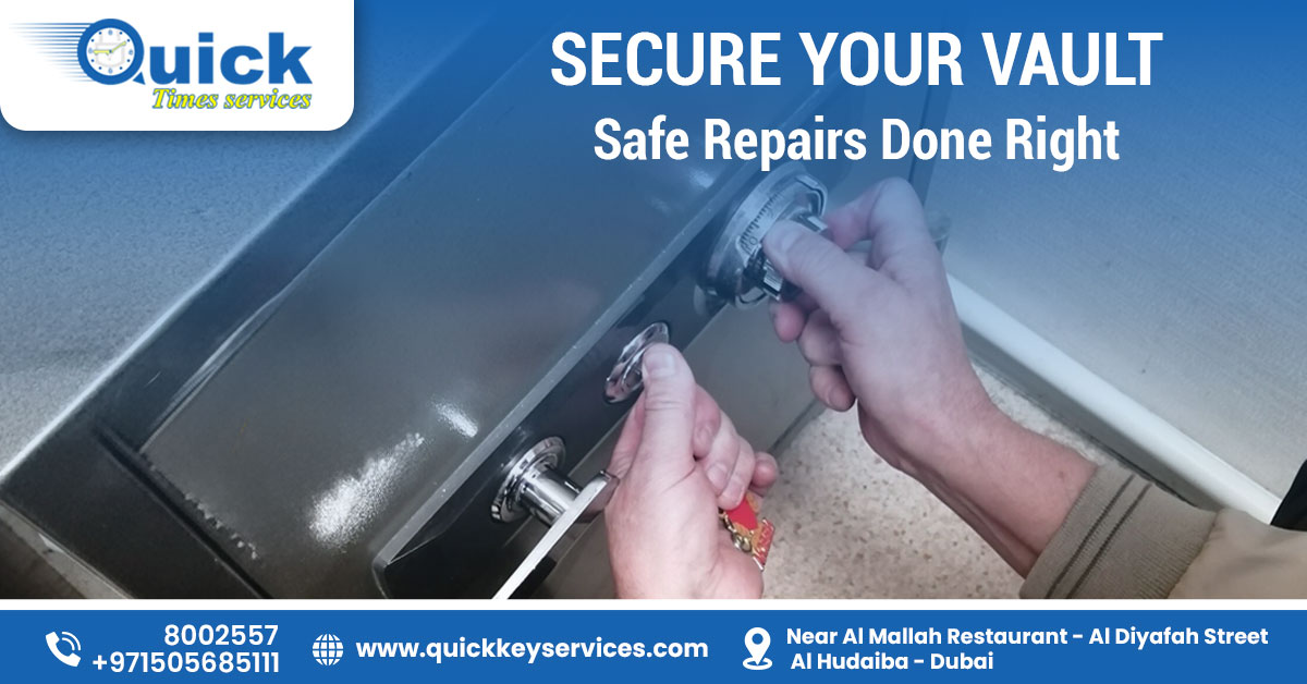 QTSLockmith's tweet photo. If your safe is jammed, malfunctioning, or damaged, we can repair it with precision and confidentiality. Quick Times Services is your trusted expert in safe handling.

#SafeRepair #VaultFixDubai #SecureStorage #SafeLocksmith #TrustedSafeService #ConfidentialSafeService https://t.co/lLdI46d0kU