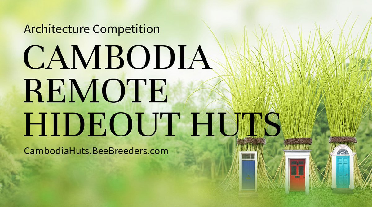CompeteList's tweet image. Call for Submission: Cambodia Remote Hideout Huts #CompetitionList  #Architecture  #Design  #Competition