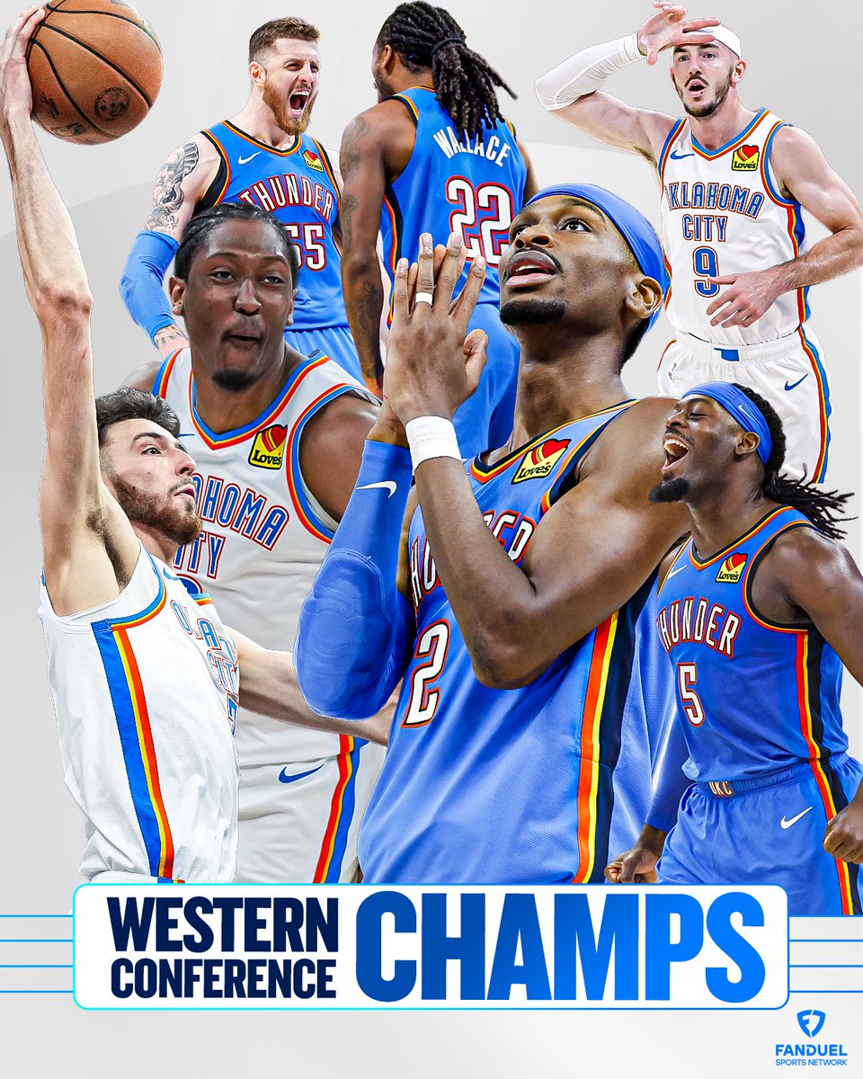 HERE‼️ WE‼️ GO‼️

#ThunderUp | #NBAPlayoffs