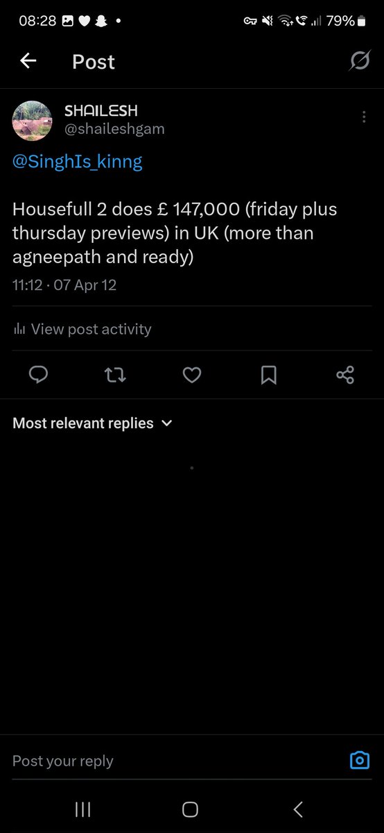 shaileshgam's tweet image. Dont be suprised by #Housefull5 opening huge in overseas. Franchise always was big money spinner in overseas. This was during 2012 when #Housefull2 opened.