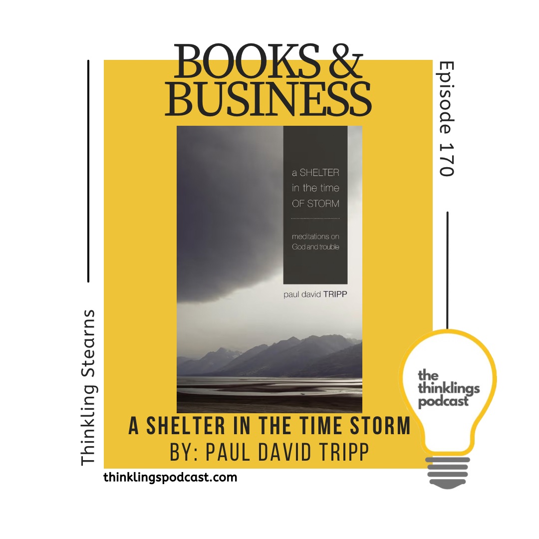 ThinklingsPod's tweet image. Here’s a #meditation from Episode 170!

As always, tune into the episode to hear what the Thinklings’ thoughts are on this book!

#thinklingspodcast #thinklings #bookreview #inthestorm #ashelterinthetimeofstorm #booksbooksbooks #pauldavidtripp #paultripp #paultrippquotes #quotes