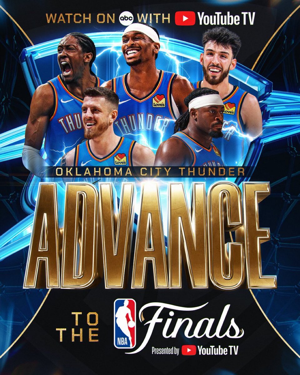 ZeroTrustNinja's tweet photo. Congratulations to the Oklahoma City Thunder on advancing to the NBA Finals. This is a young, exciting, and talented team to watch. I look forward to seeing them compete in the NBA Finals against the Pacers. I predict OKC will win the Finals. OKC in 6. #NBAFinals https://t.co/nWl3NBLO9R