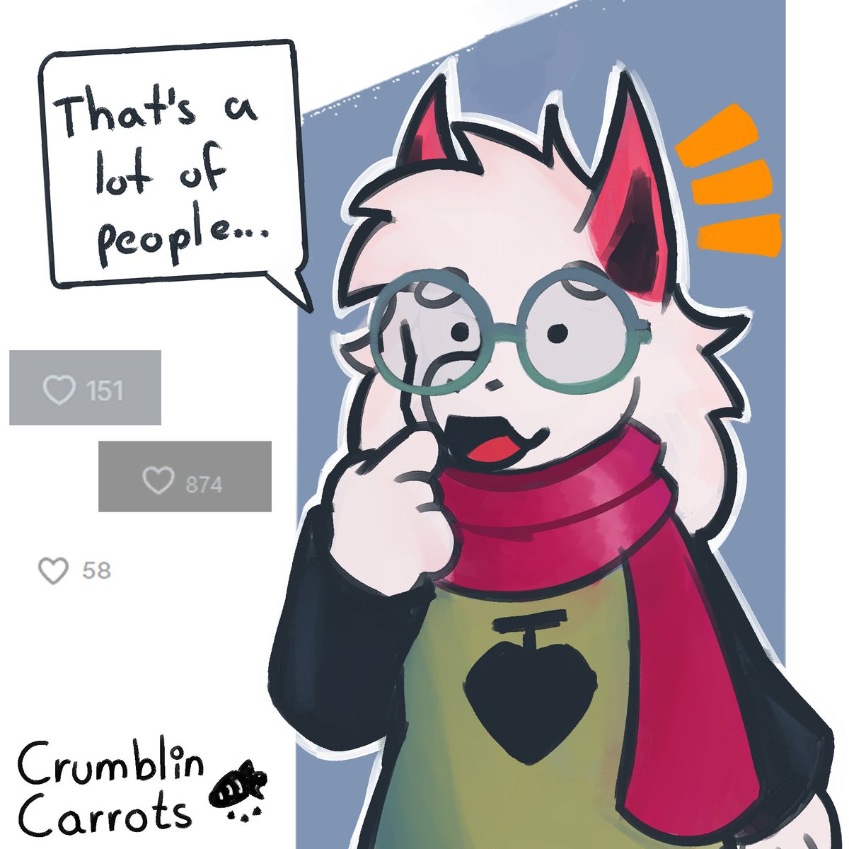 He's really grateful, and so am I!
#Ralsei #DELTARUNE