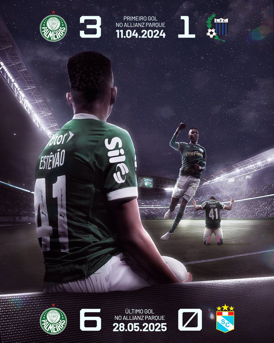 Palmeiras's tweet photo. 33 jogos no Allianz Parque e 11 bolas na rede! ⚽

Só eu que ainda tô sem estrutura pra se despedir da #CriaDaAcademia? 🥹 https://t.co/RFtD5nmlHB
