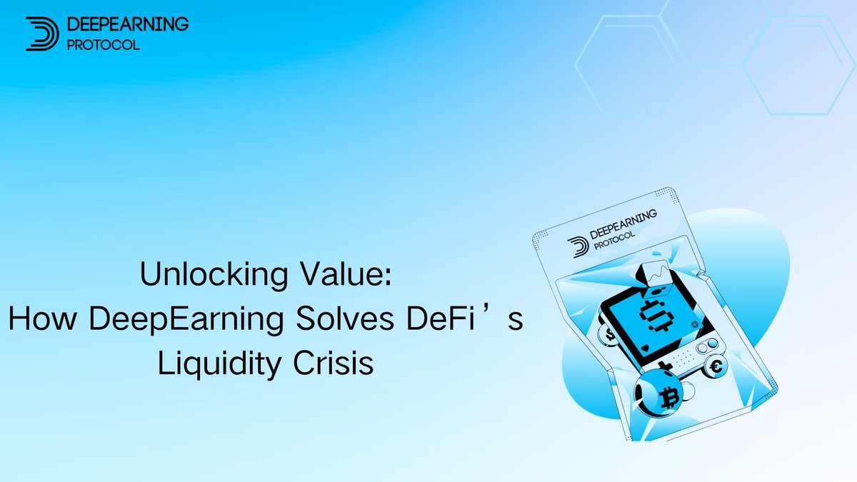 🔓 Unlocking Value: How DeepEarning Solves DeFi’s Liquidity Crisis

Low yields, long lockups—what’s left on-chain? 🤔 DeepEarning addresses this by bringing real-world assets (RWAs) into DeFi. 

Through AI-driven strategic assets and USDAI, a synthetic stablecoin backed by