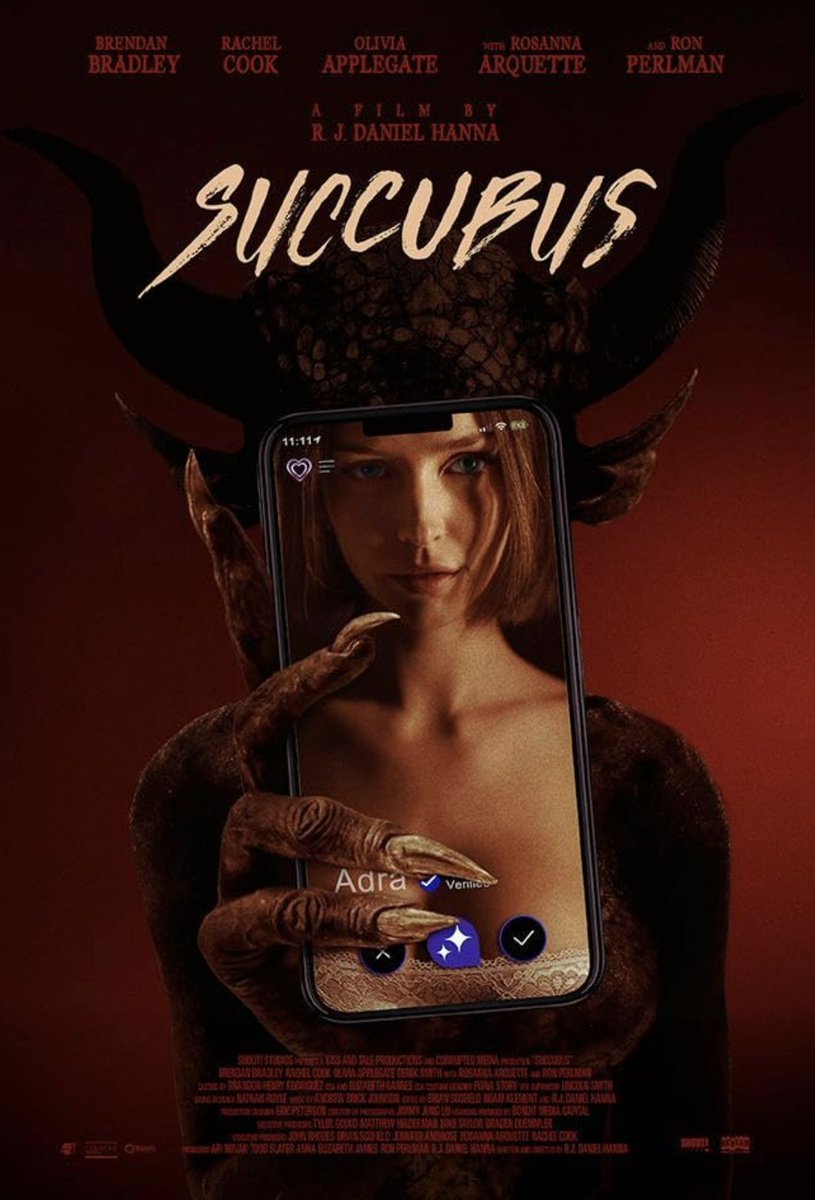 Succubus
فيلم رررعب عن زوج فاشل يشترك في تطبيق للمواعدة، ليقابل فتاة كان يعتقد أنها مثيرة..! 🥶🥶