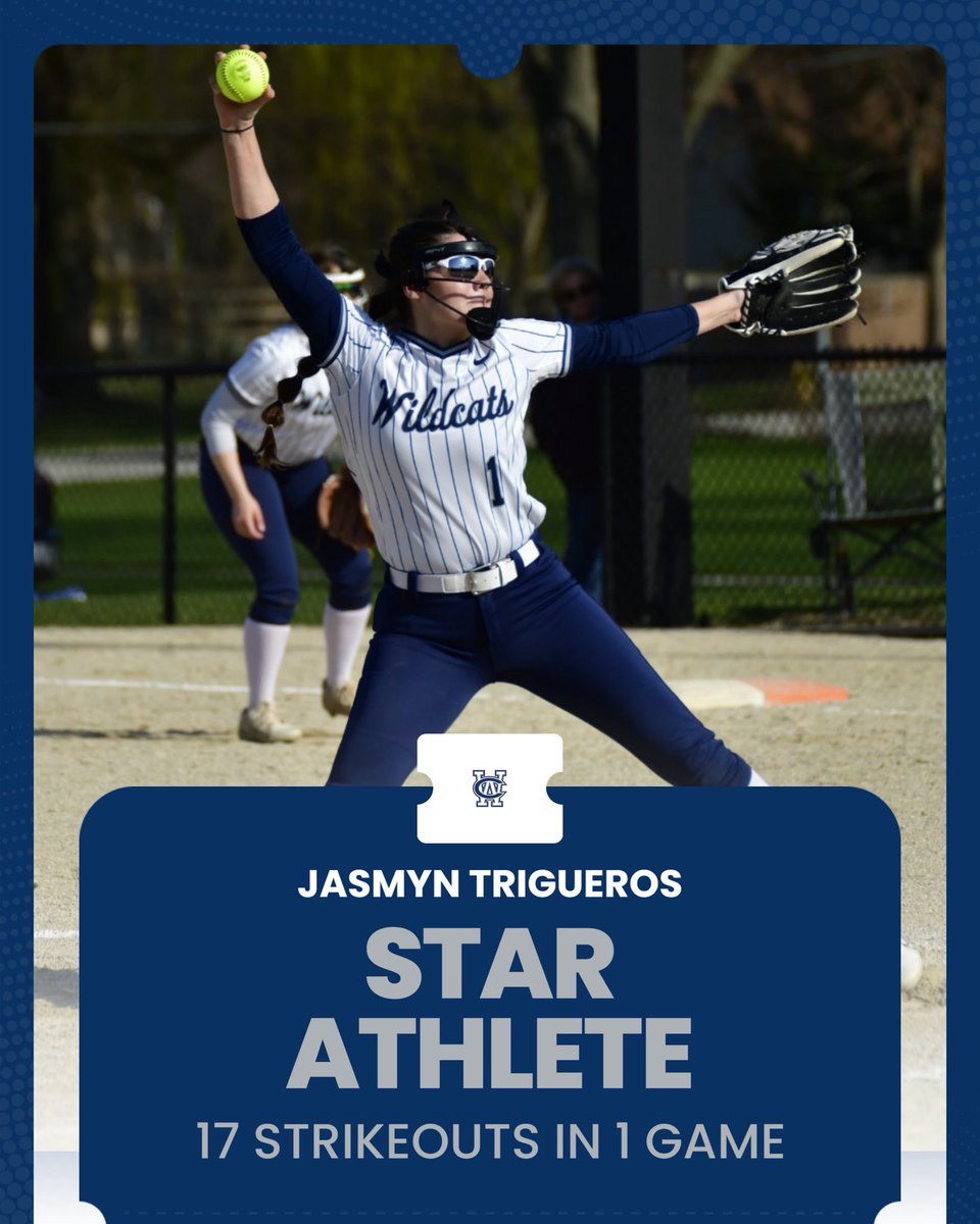WeGoAthletics (@wegoathletics) on Twitter photo 🚨STAR ATHLETE🚨
Adding to her already 450+ strikeouts in her HS career, Jazzy had 17 strikeouts in her regional semi final game tonight! In addition, Jazz went 3-4 at the plate helping her team get the W in their regional semi final game. Amazing work, Jazz! <a href="/WEGO_Softball/">West Chicago Softball</a> 🚨STAR ATHLETE🚨
Adding to her already 450+ strikeouts in her HS career, Jazzy had 17 strikeouts in her regional semi final game tonight! In addition, Jazz went 3-4 at the plate helping her team get the W in their regional semi final game. Amazing work, Jazz! <a href="/WEGO_Softball/">West Chicago Softball</a>