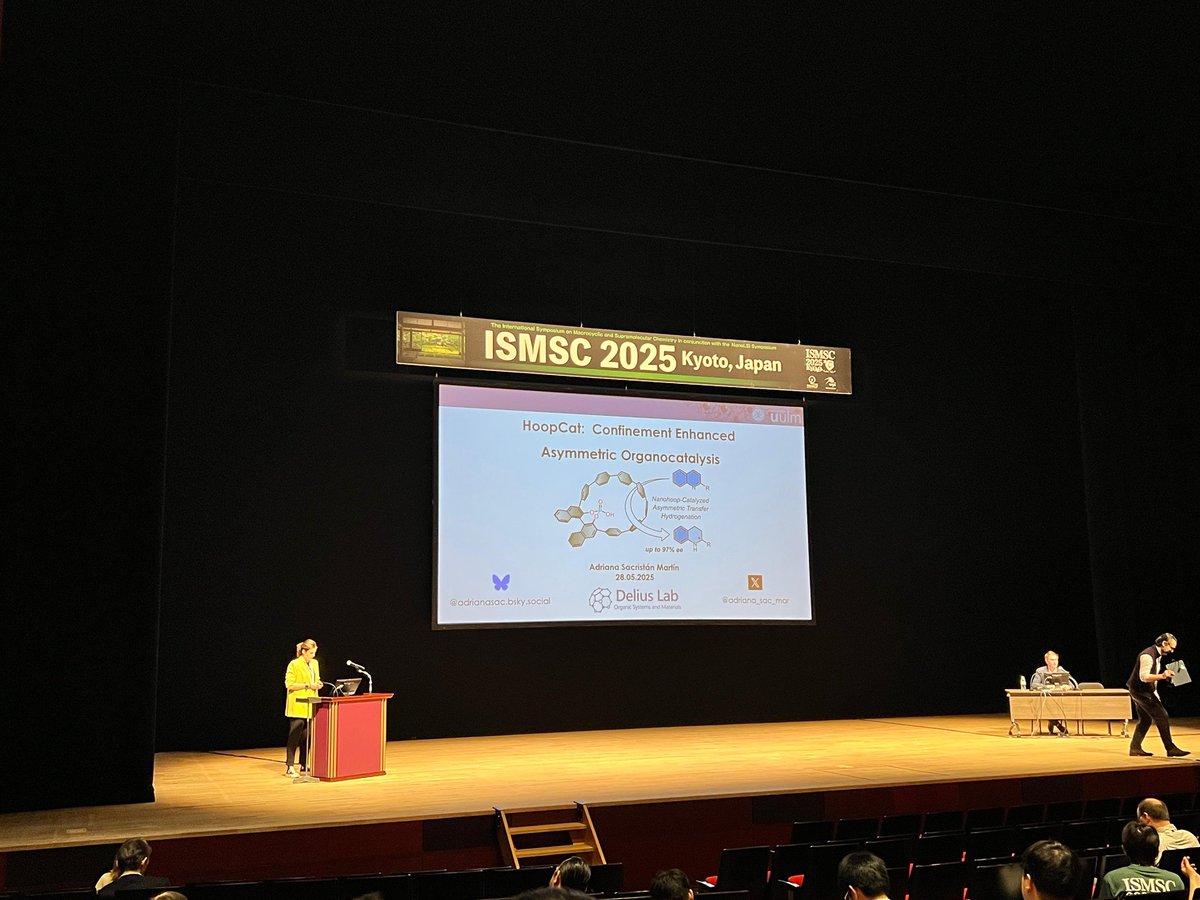 Adriana Sacristán Martín (@adriana_sac_mar) on Twitter photo What a pleasure to present our precious HoopCat 😸⭕ at my first ISMSC conference in Kyoto. <a href="/ISMSC2025/">ISMSC2025, Kyoto</a>
Great discussion afterwards, full of exciting new ideas. 🧪 <a href="/mvdelius/">Delius Lab 🇪🇺🇺🇦</a> What a pleasure to present our precious HoopCat 😸⭕ at my first ISMSC conference in Kyoto. <a href="/ISMSC2025/">ISMSC2025, Kyoto</a>
Great discussion afterwards, full of exciting new ideas. 🧪 <a href="/mvdelius/">Delius Lab 🇪🇺🇺🇦</a>
