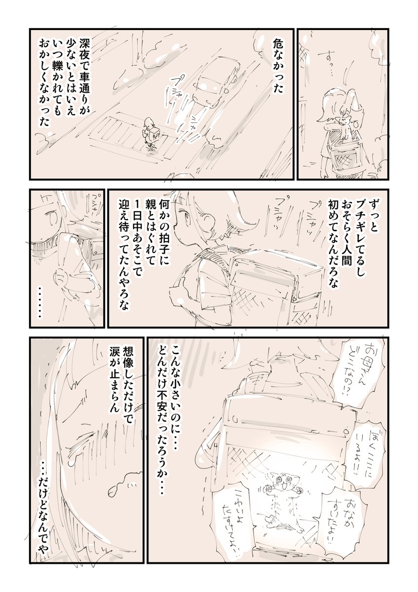猫を拾ったらメンタルがズタボロになった話 7/13 