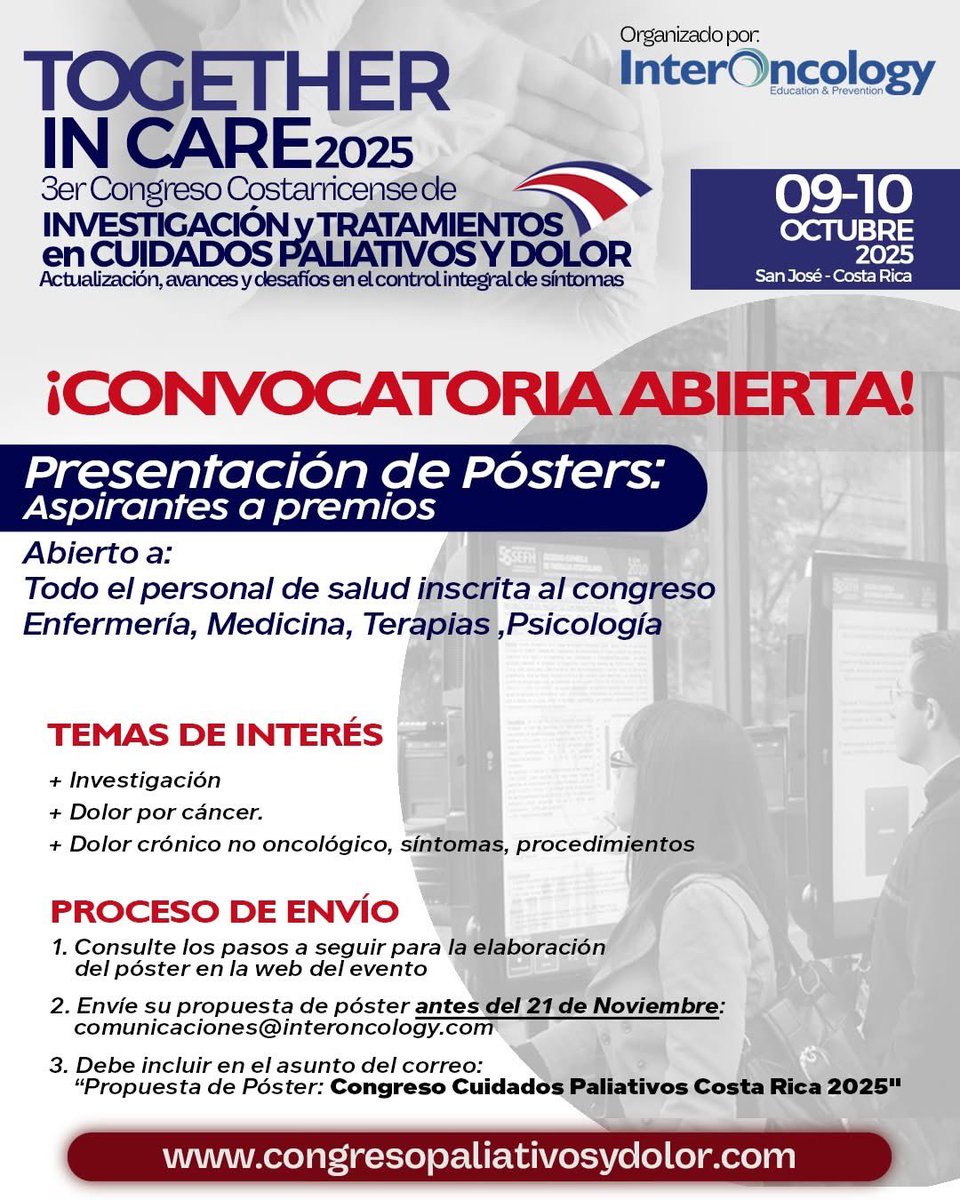 Los invitamos a enviar sus investigaciones en formato póster digital.