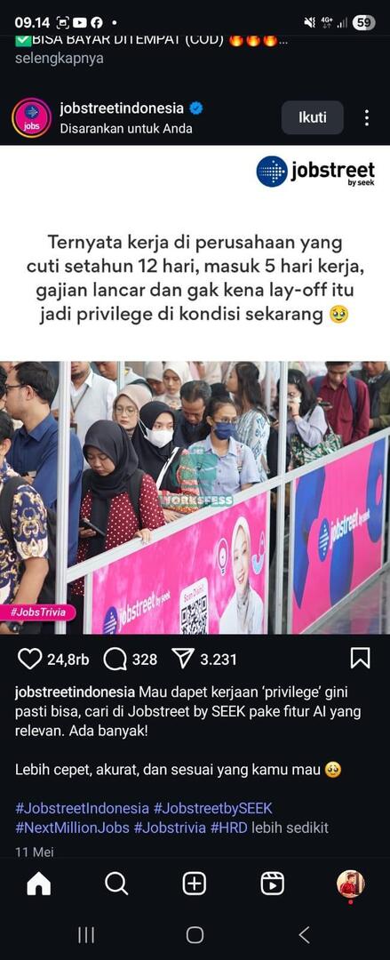 worksfess's tweet image. Apakah banyak yang merasakan statement ini benar? Work!