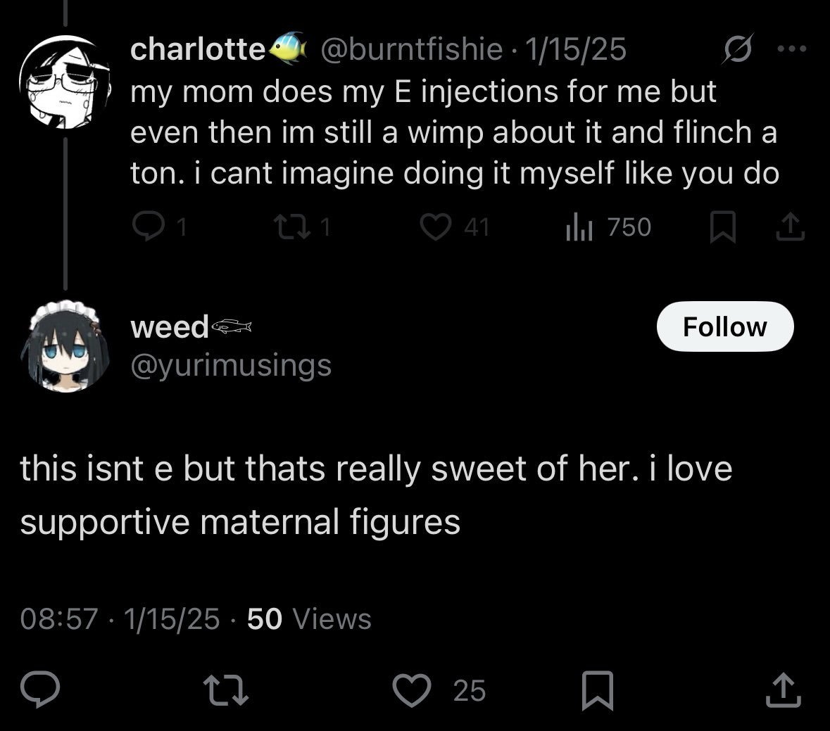 TJforgotten's tweet photo. Looks like "Charlotte's" mom enabled him too https://t.co/7g0ezBxUEm