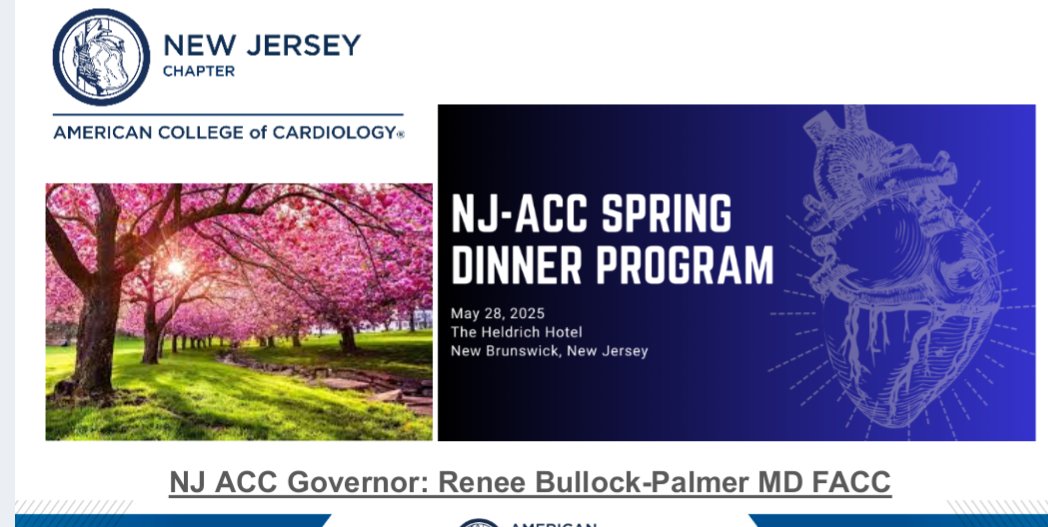Renée Bullock-Palmer MD FACC FAHA FASNC FASE FSCCT (@rbp0612) on Twitter photo Thanks to our panelists @alfonsowaller,Dr. Maya Guglin and Dr. Raffaele Corbisiero who gave key takeaways from the research presented at #ACC2025 <a href="/ACCinTouch/">American College of Cardiology</a> at <a href="/NJACC/">NJ Chapter of ACC</a> Spring Dinner program this evening Thanks to our panelists @alfonsowaller,Dr. Maya Guglin and Dr. Raffaele Corbisiero who gave key takeaways from the research presented at #ACC2025 <a href="/ACCinTouch/">American College of Cardiology</a> at <a href="/NJACC/">NJ Chapter of ACC</a> Spring Dinner program this evening